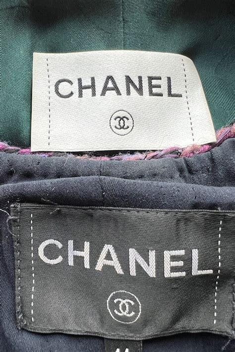 chanel clothing tags authentic|chanel jacket logo.